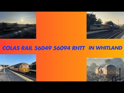 Colas Rail 56049 56094 RHTT Arriving And Departing Whitland 12/10/2025 