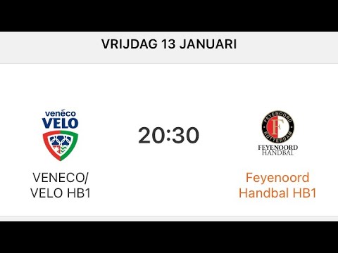 Feyenoord Handbal - Veneco/Velo HB1