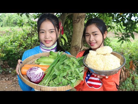 Awesome Cooking Spicy & Sour Chicken Pork W/ Vegetable Delicious - Cook Recipe -Village Food Factory