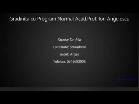 Gradinita cu Program Normal Acad.Prof. Ion Angelescu Strambeni