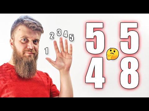 TEMPI DISPARI: 5/4 e 5/8 // Come capire e suonare il CINQUE!