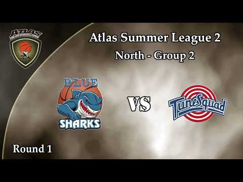 Atlasbasket Summer League 2 - Round 1 - BLUE SHARKS NEUROLIFE vs TUNE SQUAD 38-49