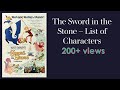The Sword In The Stone List Of Characters