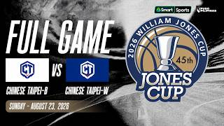 45th William Jones Cup 2026 Men’s Basketball Tournament  |  BATTLE FOR 3RD | CT-W vs CT-B