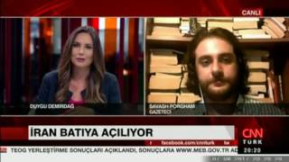 İran'a Batı Yatırımlarını ve Ambargoları CnnTürk'e Değerlendirdim.