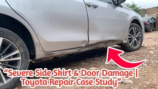 “Side Skirt & Door Damage | Toyota Repair Case Study”