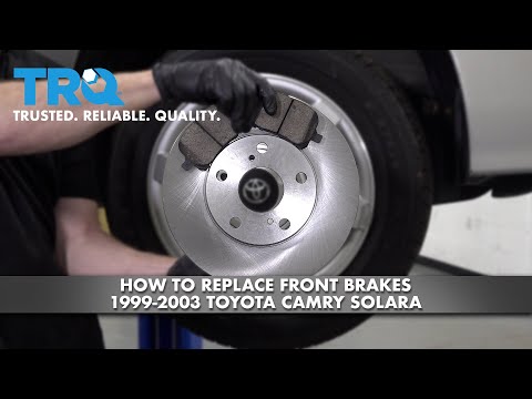 How To Replace Front Brakes 1998-2003 Toyota Solara