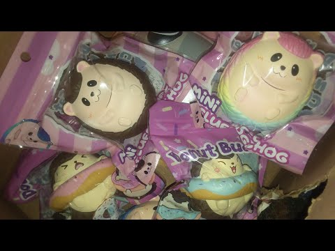 NEW CUTIE CREATIVE MINI HEDGEHOGS! SO KAWAII!! SQUISHY SHOP PACKAGE!😄 Video