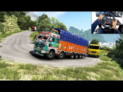 Indian Truck Simulator | 3D Game for PC | Cargo Truck Driving game with steering wheel