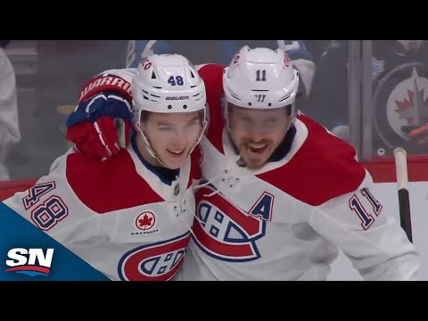Canadiens' Lane Hutson Dances In For A Beautiful Top-Shelf Goal