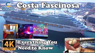 Costa Fascinosa ship tour / review Video Tour - All Decks and All Cabins Everything You Need to Know