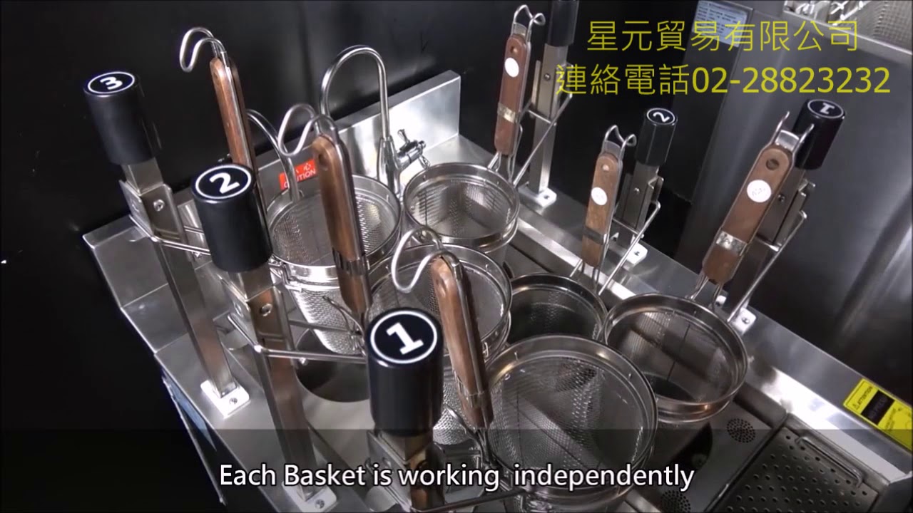 自動升降煮麵機(6孔) 原廠示範影片