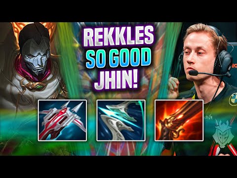 REKKLES IS SO GOOD WITH JHIN! - KC Rekkles Plays Jhin ADC vs Tahm Kench! | Season 2022