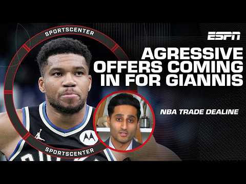 Shams breaks down top contenders for Giannis + The Rockets’ ravaging injuries | SportsCenter