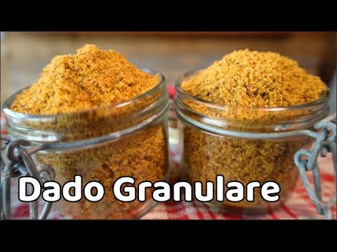 DADO GRANULARE FATTO in CASA senza GLUTAMMATO aggiunto