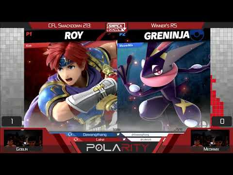 CFL Smackdown Ultimate 213 - MeowMix (Greninja) vs Goblin (Roy) - Winners R5