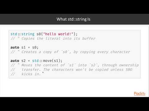 Type Safe Interfaces with Modern C std string|packtpub com