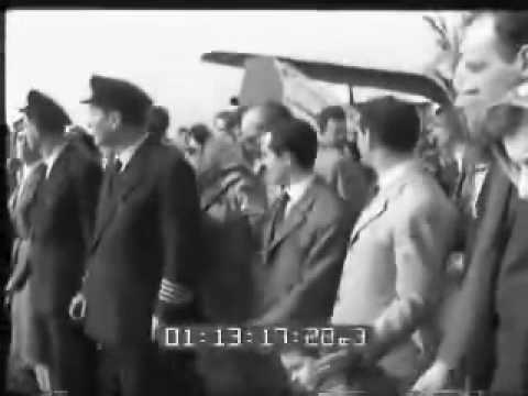 Louis Armstrong at Rome Airport - 04/1959