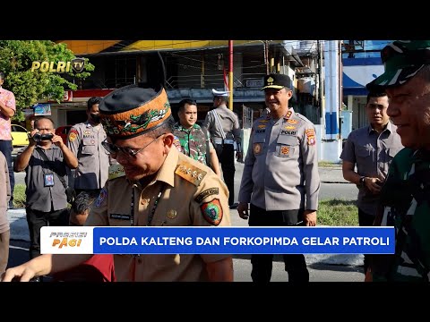 POLDA KALTENG DAN FORKOPIMDA GELAR PATROLI SKALA BESAR PASCAUNJUK RASA