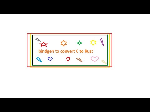 Bindgen usage to convert C to Rust
