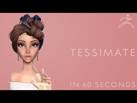 Tessimate in Zbrush 2018 - 60 Second Tutorial