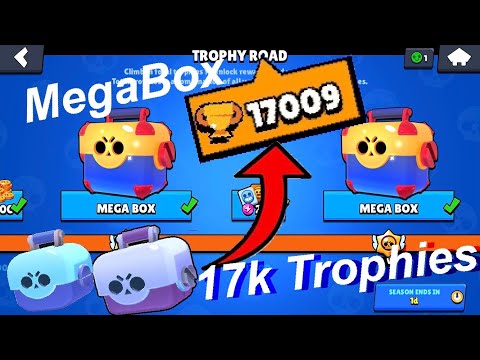 Mini Mega Box Opening Brawl Stars 17000 Trophies Maxed Account (three gadgets unlock) (2020)