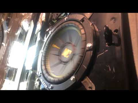 Kicker comp c 8 subwoofer in rear deck