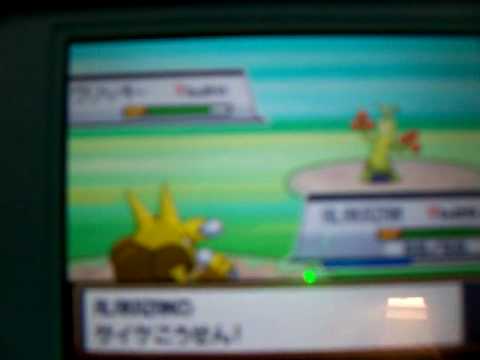 Heart Gold (Japanese version) shinywoodo finally sudowoodo appears......