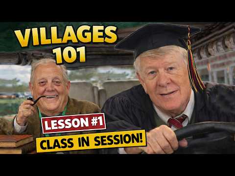 The Villages snowbird season traffic, video by The Villages 101