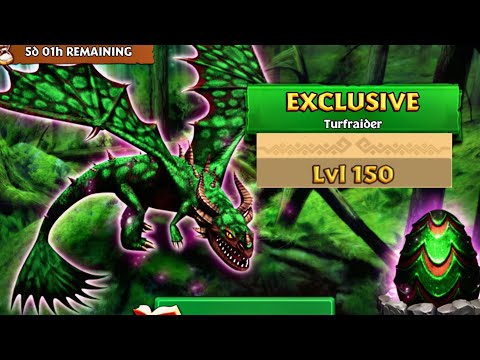 TURFRAIDER Max Level 150 Titan Mode - New Exclusive Rockstomper - Dragons:Rise of Berk