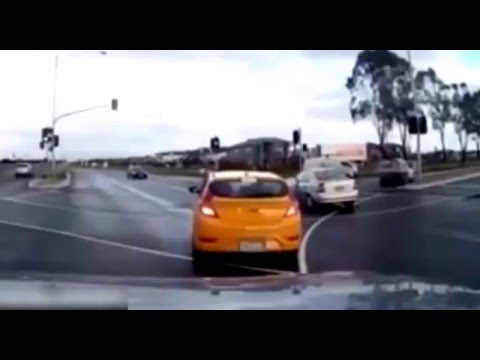 Ghost car crashes into a truck