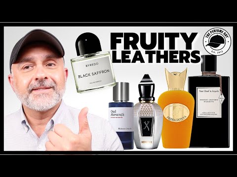 Top 20 FRUITY LEATHER FRAGRANCES | Raspberries, Plums, Apples, Passion Fruit, Dried Fruits