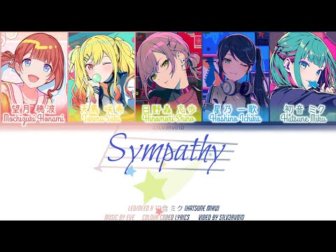[FULL VER] Sympathy Leo/Need X 初音 ミク Colour Coded Lyrics