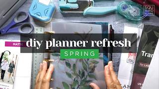 SPRING PLANNER REFRESH 2026 :: DIY Planner Setup for Half Letter Discbound