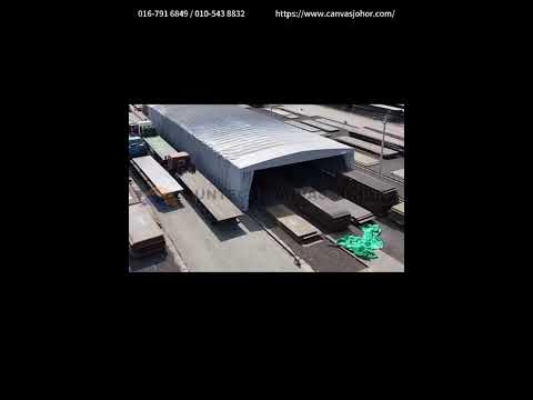 Motorized Push Pull Tent & Industrial Retractable Warehouse