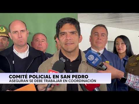 San Pedro de la Paz: comité policial destaca baja de homicidios y delitos de mayor connotación