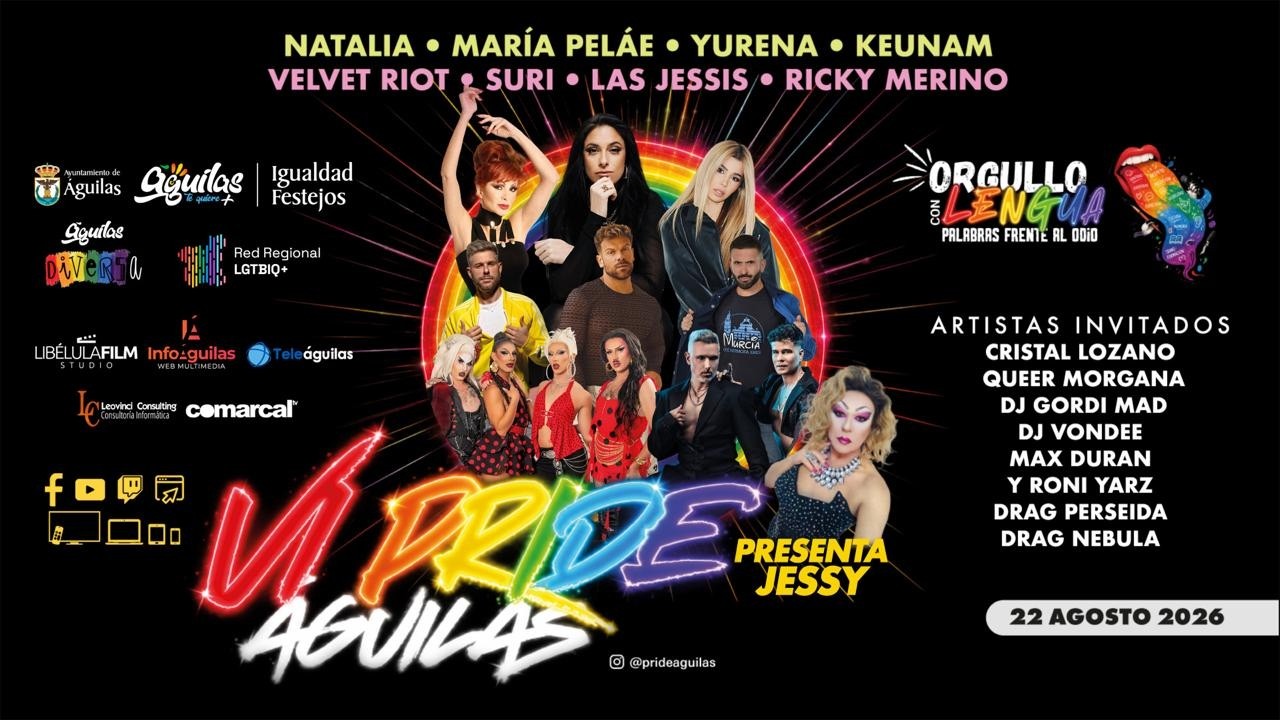 Retransmisión en directo - VI Pride de Águilas 2026