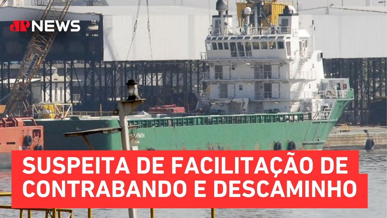Esquema de corrup��o no Porto do RJ � alvo da PF | TEMPO REAL