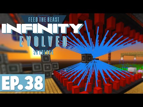 FTB INFINITY EVOLVED SKYBLOCK - ULTRA LASERS! #38 [FTB Skyblock]
