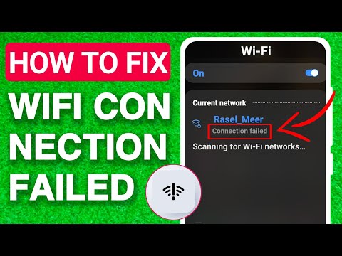 How to Fix Wifi Connection Failed (Any Device) | Wifi Connection Problem | Fix WIFI Not Connecting