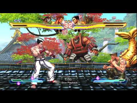 280712 - SFxTekken Vega/Guile (gabby770) vs Ogre/Kazuya (ROYALEFATALE)