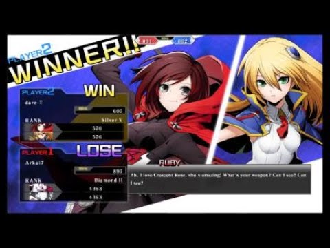 BLAZBLUE CROSS TAG BATTLE online set 34