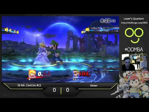 OOMBA 2 - Gluten (Peach) vs. SS Mr.ConCon (Luigi) - Sm4sh for Wii U