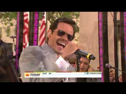Pitbull ft Marc Anthony  Rain Over Me Live Today Show New York 2011