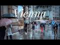 Vienna Austria Walking Tour In Rain 2025 4K HDR