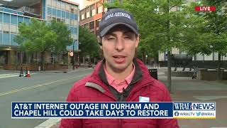 AT&T internet outage in Durham, Chapel Hill could take days to restore