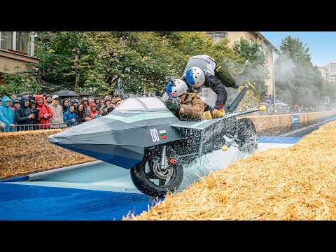 Top 100 Funny Crashes from Red Bull Soapbox Race