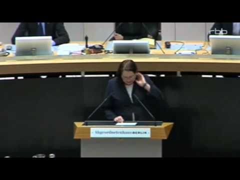 41. Sitzung des Berliner Abgeordnetenhauses - Nachlass von Fritz Kühn - Brigitte Lange (SPD)