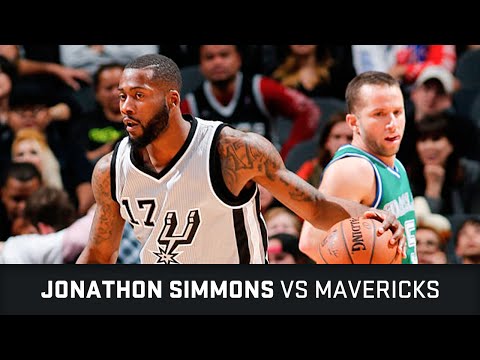 Jonathon Simmons Highlights: 14 points vs Mavericks (17.01.2016)