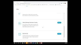 D2L-Webex Integration Setup